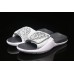 Unisex Air Jordan Hydro 7 Sandals White Light Black Light Grey